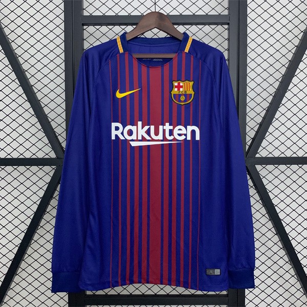 Tailandia Camiseta Barcelona Primera Retro ML 2017-2018